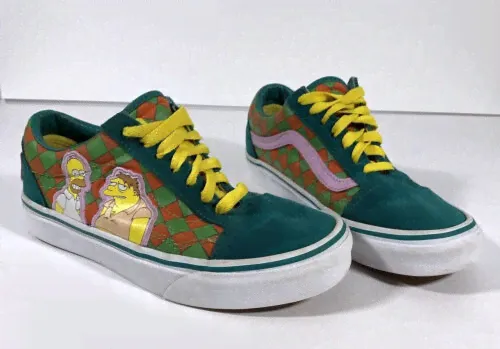 Vans Mens 4 Womens 5.5 Old Skool The Simpsons Moes Tavern - Limited Edition EUC