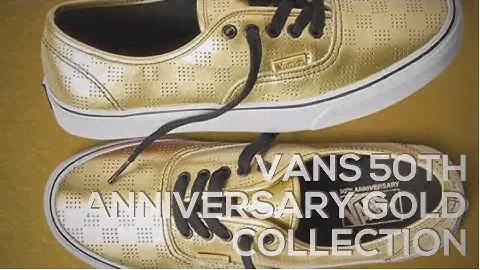 VANS 50TH ANNIVERSARY GOLD COLLECTION/ SNEAKERS T