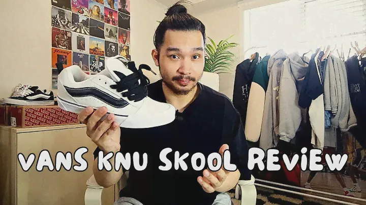Vans Knu Skool Review - White & Black - Sizing - On Feet