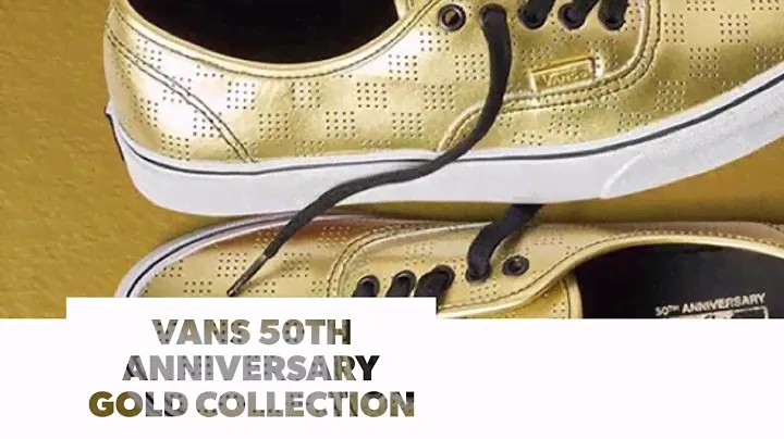 VANS 50TH ANNIVERSARY GOLD COLLECTION/ S SNEAKERS