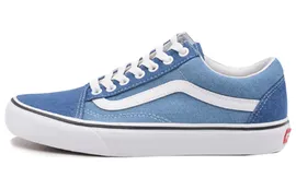 Vans Old Skool non-slip lightweight low-top sneakers for men and women the same sky blue