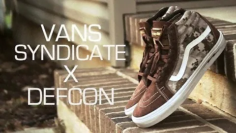 Vans Syndicate x DEFCON "Digi Camo" Sk8 Hi Notchback @WeAreTheTrend