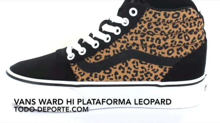 VANS WARD HI PLATAFORMA LEOPARD