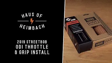 ⚡ 2019 Street bob -  ODI throttle tube & Vans / Cult grips ⚡