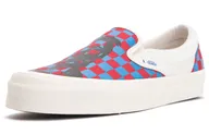 John Van Hamersveld x Vans slip-on 联名款 棋盘格 人物头像 一脚蹬 低帮 板鞋 男女同款 红蓝 / Кроссовки Vans John Van VN000UDFQLT