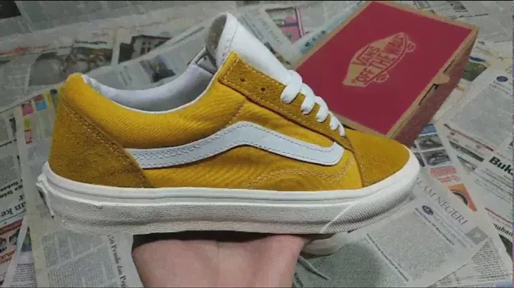 Vans Old Skool Retro Sport Sun Flowers Yellow