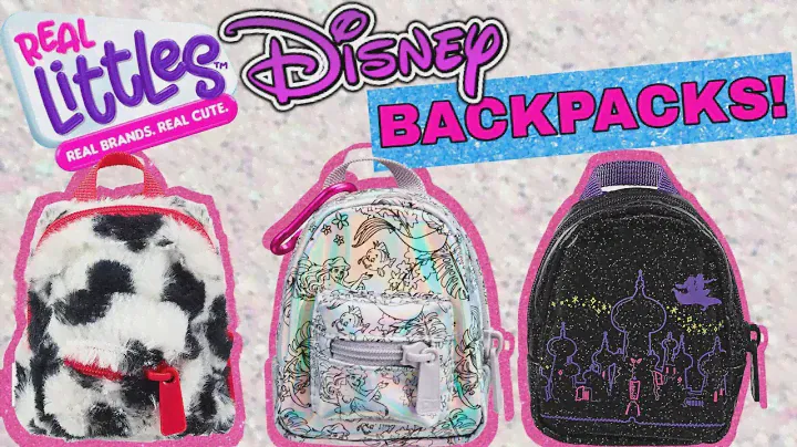UNBOXING Real Littles Disney Backpacks and Handbags! 101 Dalmatians! Cinderella! Little Mermaid!