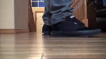 Vans Atwood Black/Black on feet