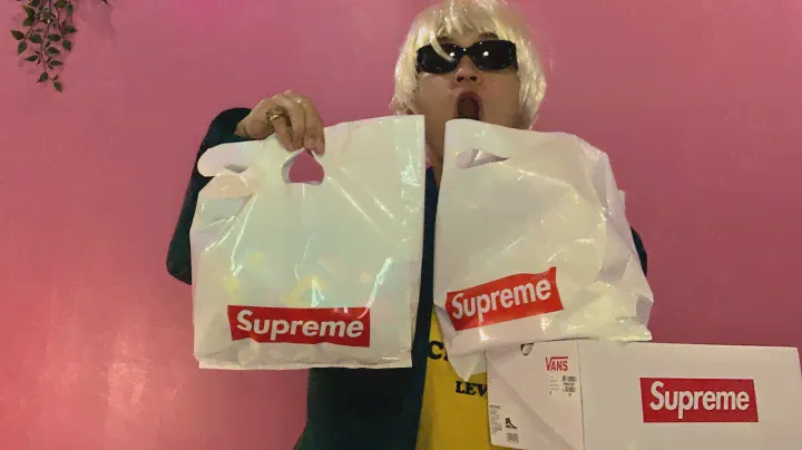 【シュプリーム】vans コラボ買えたw Supreme vans sk8 hi pro hole punch denim ( 2020 spring summer unboxing )