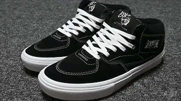 VANS SKATEBOARDING 🛹 SKATE HALF CAB BLACK/WHITE
