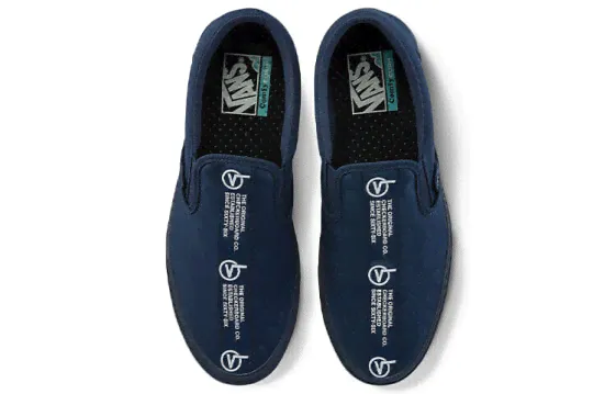 Слипоны Vans ComfyCush Slip-On Blk Blu-4