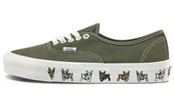 Vans Authentic 44 DX Classic Casual Dog Fun Print Low Panel Shoes Same Jungle Green