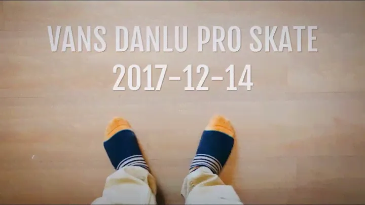 Vans Daniel Lutheran Pro Skate feet on