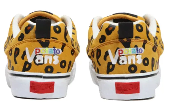 Imran Potato x Vans Vault Knu -Skool VR3 LX 联名 豹纹 板鞋 男女同款 黄色 / Кроссовки Vans Imran Potato VN0A7Q5JB3G-2