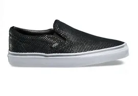 Кожаные слипоны Vans CLASSIC SLIP-ON VA38F7MU6 черные