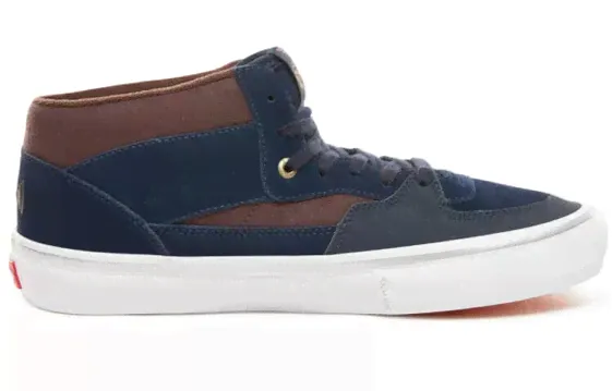 Vans x Independent Half Cab Pro Skate 中帮 蓝棕 / Кроссовки Vans Half Cab VN0A38CPUHL