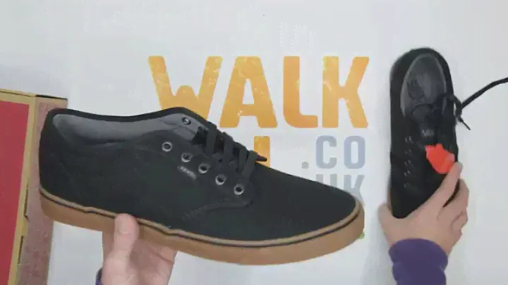 Vans Atwood 12oz Canvas - Black / Gum - Walktall | Unboxing | Hands on