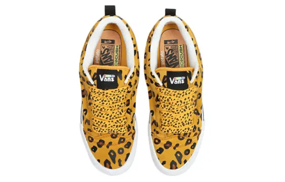 Imran Potato x Vans Vault Knu -Skool VR3 LX 联名 豹纹 板鞋 男女同款 黄色 / Кроссовки Vans Imran Potato VN0A7Q5JB3G-3