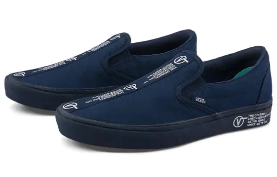 Слипоны Vans ComfyCush Slip-On Blk Blu-0