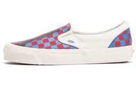 John Van Hamersveld x Vans slip-on 联名款 棋盘格 人物头像 一脚蹬 低帮 板鞋 男女同款 红蓝 / Кроссовки Vans John Van VN000UDFQLT