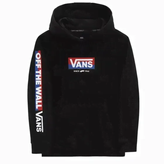 Детская толстовка Vans Easy Logo Чёрный-1