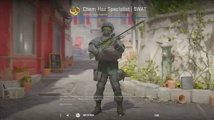 CS2 John 'Van Healen' Kask | SWAT - Counter-Strike 2 Agent Skin Showcase & Inspect