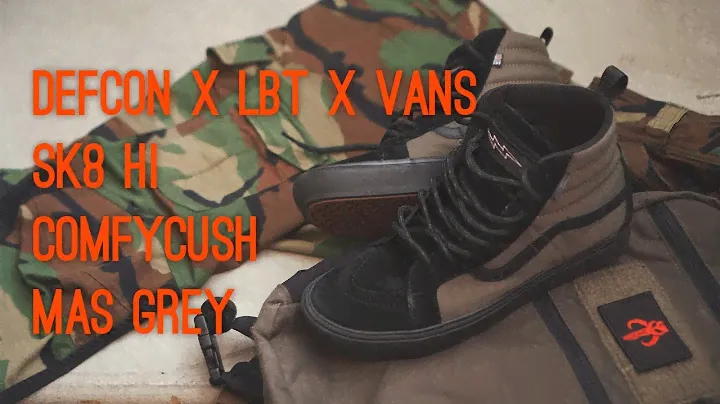 Обзор Defcon x Vans x LBT ComfyCush Sk8 Hi "MAS Grey"