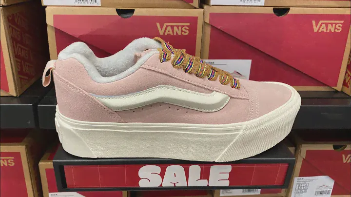 Vans KNU Stack “Pink Multi-Color Laces” - Style Code: VN000CRSBMC