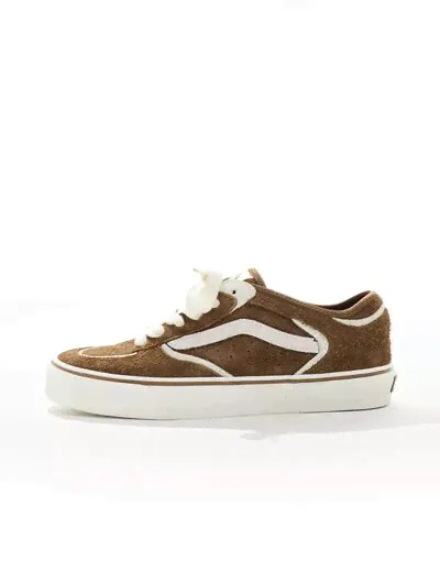 Коричнево-белые кроссовки Vans Rowley Classic 134328138 | weiss (lpn26204355)-4