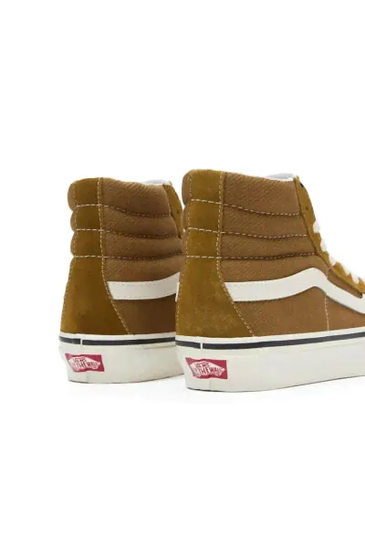 Коричневые унисекс кроссовки для повседневной носки Vans Mte Sk8-Hi Reissue 38-3