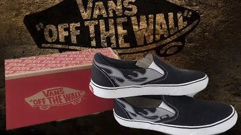 Vans Classic Slip On|   Reflective Flame Black