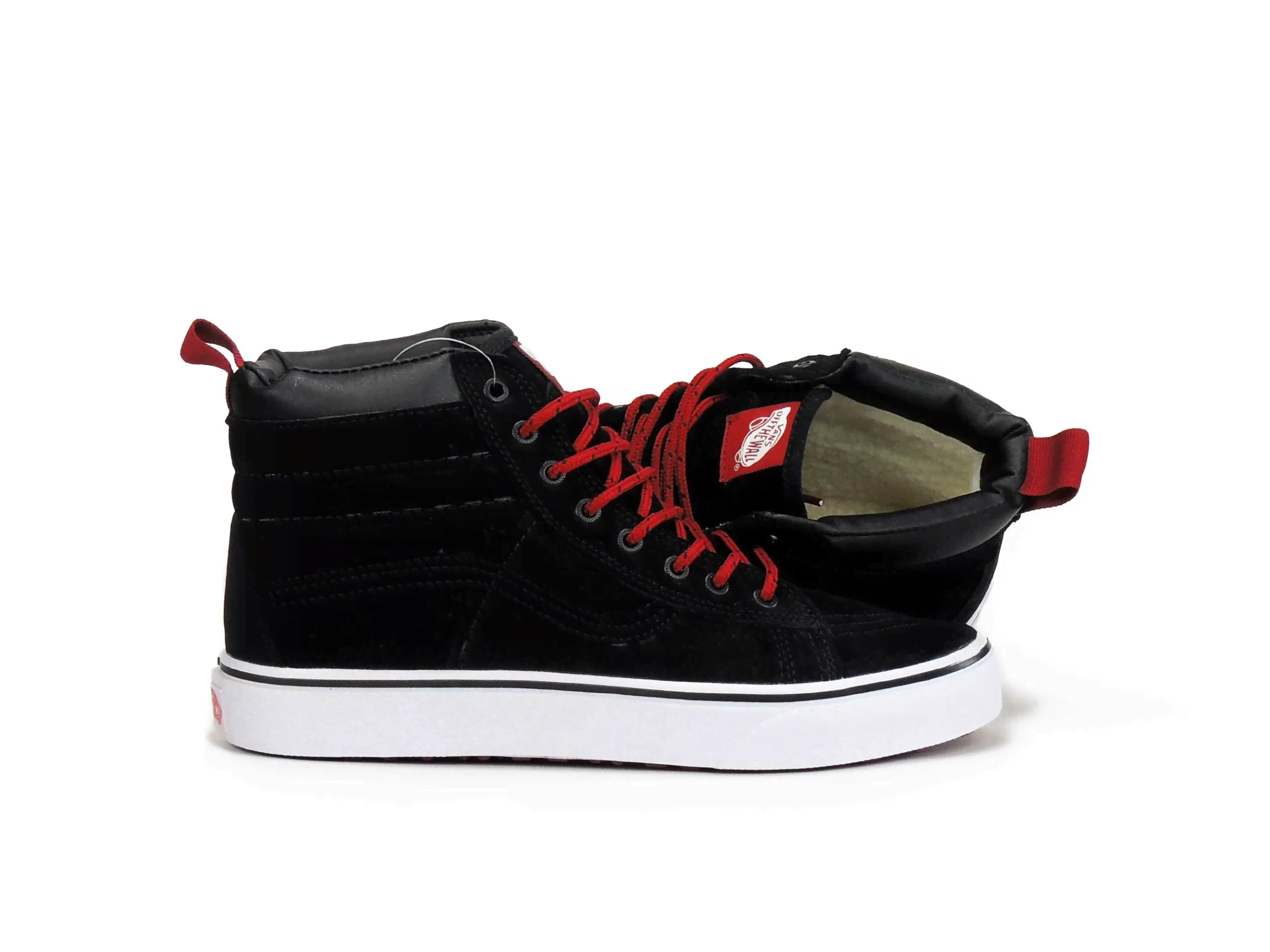 vans sk8-hi black burgundy winter-0