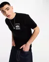 Футболка Vans с принтом скейтборда, черного цвета