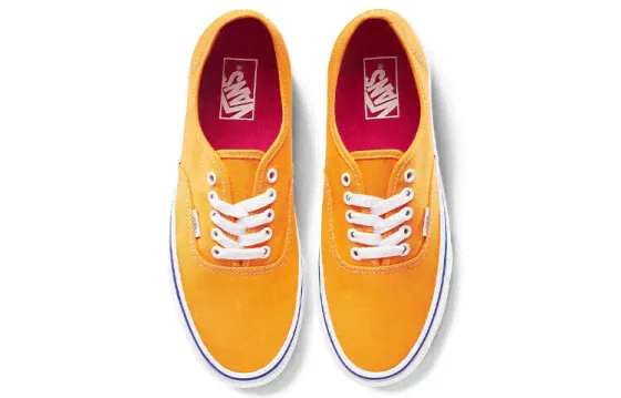 Кеды Vans Authentic оранжевого цвета-2