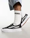 Кроссовки Vans Sk8-low Reconstruct, черный, белый 131864743 | black (lpn22996522)