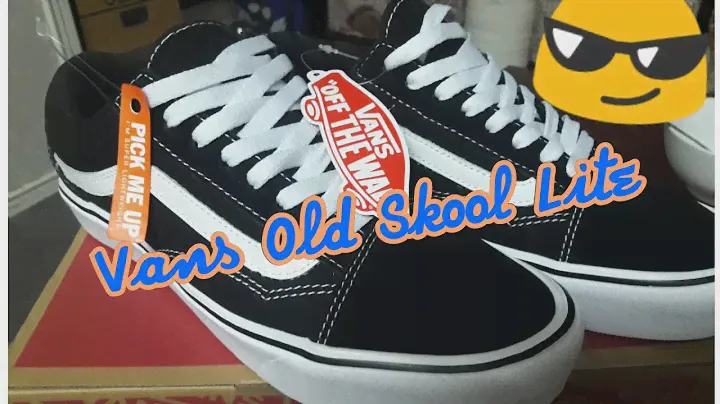 Vans Old Skool Lite (suede/canvas) Black & White UNBOXING 2018