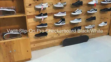 Vans Slip-On Pro Checkerboard Black/White.