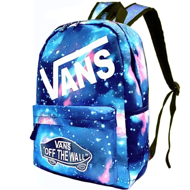 Школьный рюкзак Vans космос голубой-1